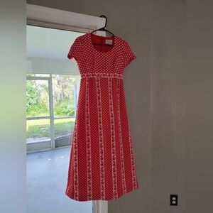 Ruth Norman For Gay Gibson 50s 60s Vintage Dress Zip Back Measurements Below